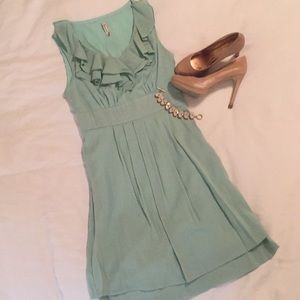 Mint green dress